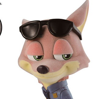 Figura Nick Traje Policia Zootropolis Disney Character Fluffy Puffy
