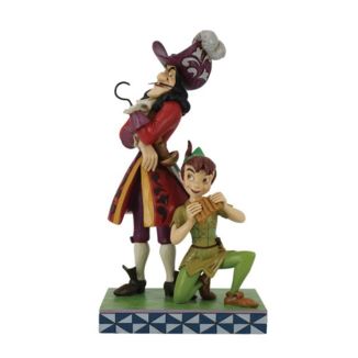 Figura Peter Pan y el Capitan Garfio Peter Pan Disney Traditions Jim Shore