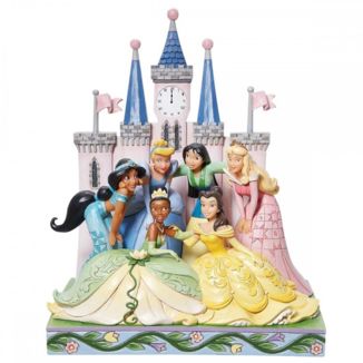 Figura Princesas en castillo Disney Traditions Jim Shore