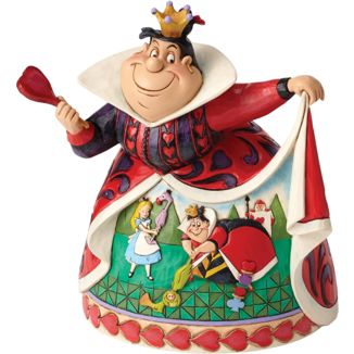 Queen of Hearts Royal Recreation Figure Alice in Wonderland Disney Traditions Jim Shore
