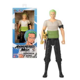 Roronoa Zoro Figure One Piece Anime Heroes Mega