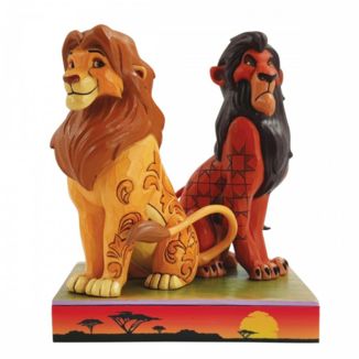 Simba & Scar Figure The Lion King Disney Traditions Jim Shore