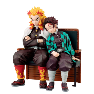 Figura Tanjiro Kamado y Kyojuro Rengoku Kimetsu no Yaiba Locus ArtScale Memoria Ichibansho