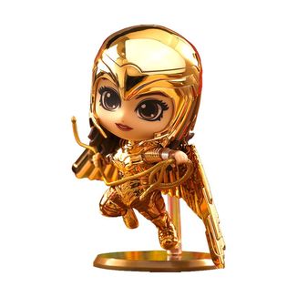 Figura Wonder Woman Golden Armor Metallic Gold Wonder Woman 1984 Cosbaby S