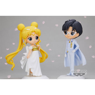 Princess Serenity & Prince Endymion Figure Pretty Guardian Sailor Moon Eternal the Movie Q Posket Version A Set