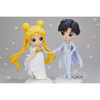 Figura Princess Serenity y Prince Endymion Pretty Guardian Sailor Moon Eternal the Movie Q Posket Version B Set