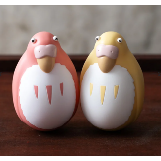 Red and yellow parakeet Pack 2 Figures The Boy and the Heron Studio Ghibli