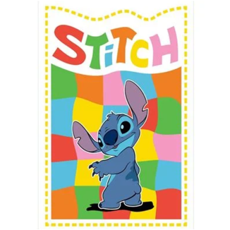 Poster Chequered Lilo & Stitch Disney 61x91 cms