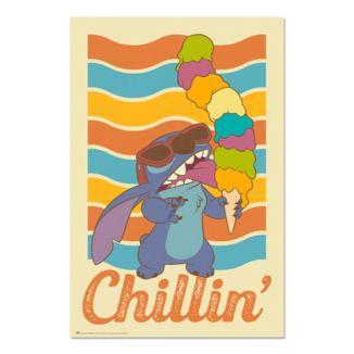 Poster Chillin Lilo y Stitch Disney 91,5 x 61 cms