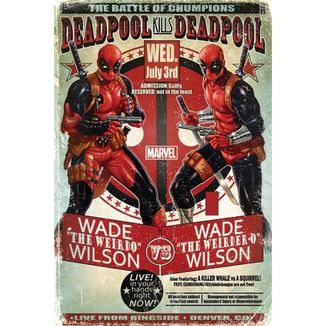 Poster Deadpool Wade vs Wade Marvel 91,5 x 61 cms
