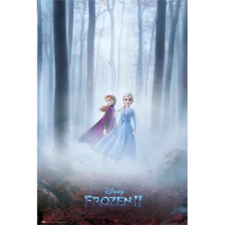 Elsa & Anna Poster Frozen II Disney 91,5 x 61 cms