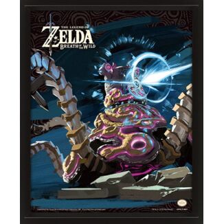 Póster Enmarcado 3D Guardián The Legend of Zelda: Breath of the Wild Nintendo 23 x 28 cm