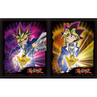 Póster Enmarcado 3D Puzzle Milenario Yu-Gi-Oh! 23 x 28 cm