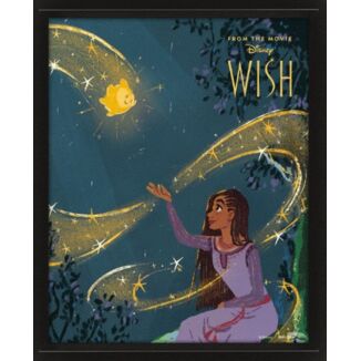 Póster Enmarcado 3D Wish: el poder de los deseos Disney 23 x 28 cm