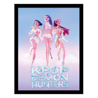 Huntr/x Idol Framed Poster K-pop Demon Hunters 30 x 40 cm