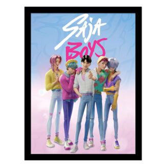 Saja Boys Idol Framed Poster K-pop Demon Hunters 30 x 40 cm