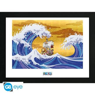 Thousand Sunny Framed Poster One Piece 30 x 40 cms