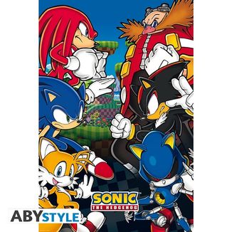 Group Poster Sonic The Hedgehog 91,5 x 61 cms