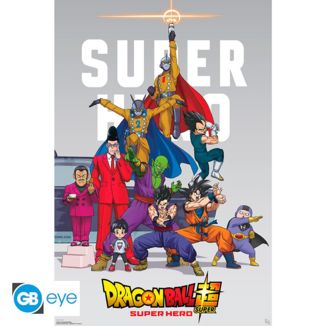 Poster Guerreros Z y Gamma 1 y 2 Dragon Ball Super Super Hero 91,5 x 61 cms