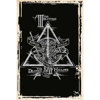 Poster Harry Potter Reliquias De La Muerte Simbolo 