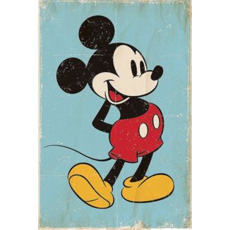 Mickey Mouse Retro Poster Disney 61 x 91 cms