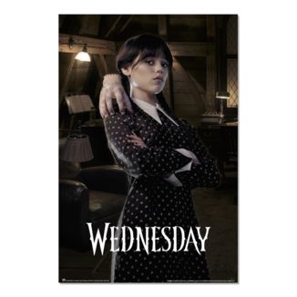 Wednesday and Thing Poster Wednesday 91.5 x 61 cms