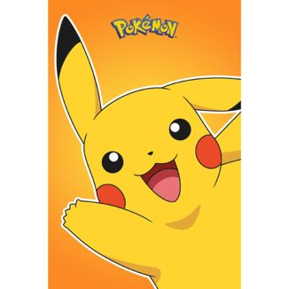 Pikachu Smiling Poster Pokemon 91.5 x 61 cms