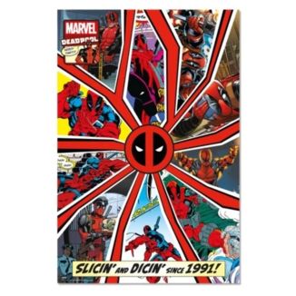 Comic Cover 30years Poster Deadpool Marvel Comics 91,5 x 61 cms