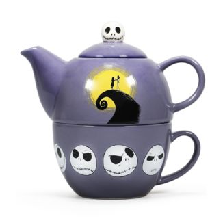 Jack Skellington Teapot and Mug Set Nightmare Before Christmas Disney Tim Burton