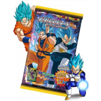 Chewing gum and metal sheet Dragon Ball Super