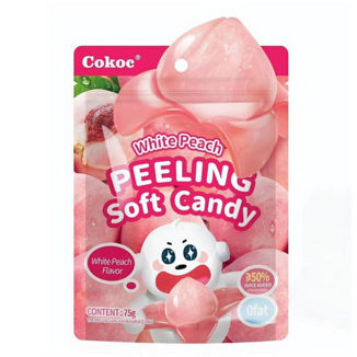 White Peach Peelable Gummy Cokoc 75 g