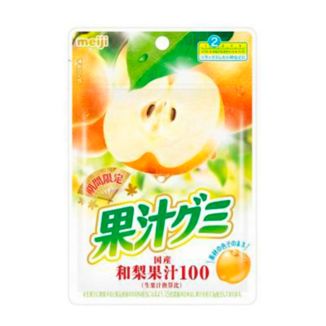 Meiji Japanese Pear flavor gummies 54g