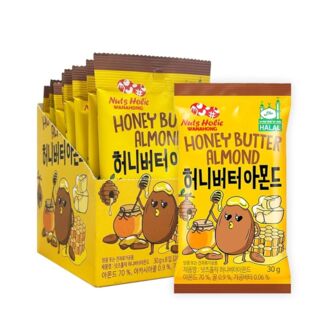 Snack Almendras Sabor Miel y Mantequilla Nuts Holic 30 g