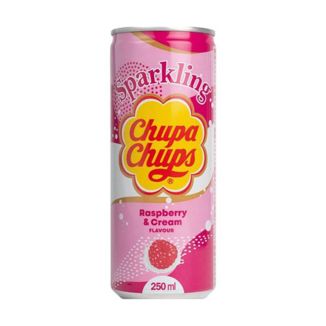 Chupa Chups Sparkling Soda Raspberry and Cream 250ml
