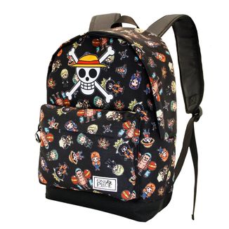 Skull and Chibi Characters Backpack  One Piece