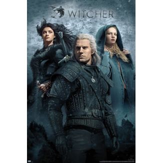 Poster The Witcher Grupo  91 x 61 cms