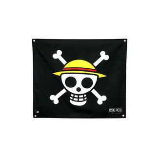 Bandera Calavera Tripulacion de los Sombreros de Paja One Piece 50 x 60 cms