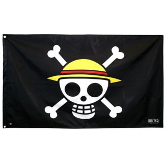 Bandera Calavera Tripulacion de los Sombreros de Paja One Piece 70 x 120 cms