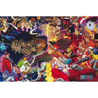 Poster Batalla Final 1000 Logs One Piece 91,5 x 61 cms