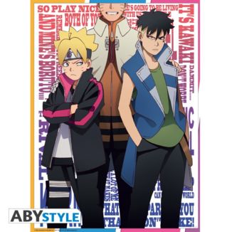 Boruto And Kawaki Poster Boruto Naruto Next Generations 52 x 38 cms