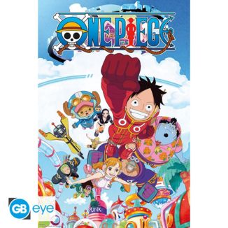 Poster Egghead Saga One Piece 91,5 x 61 cms