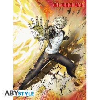 Poster Genos One Punch Man 52 x 38 cms
