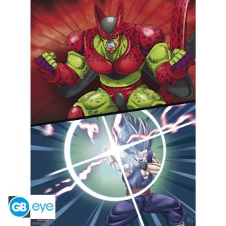 Poster Gohan Final contra Cell Max Dragon Ball Super Super Hero 52 x 38 cms