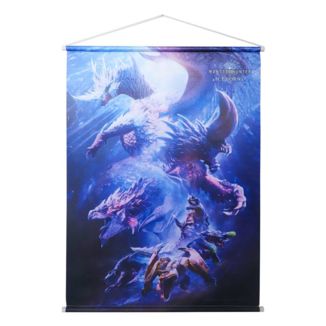 Poster de Tela Grupo Monstruos Monster Hunter Iceborne 64 x 88 cms