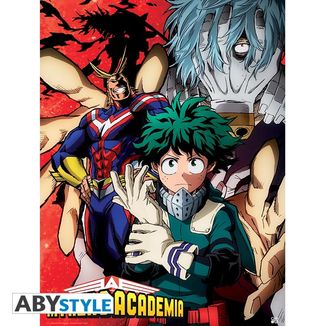 Izuku & All Might Vs Tomura Poster My Hero Academia 52 x 38 cms