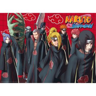 Poster Organizacion Akatsuki Naruto Shippuden 52 x 38 cms