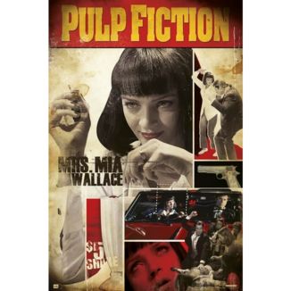 Poster Pulp Fiction Mrs. Mia 91.5 x 61 cms