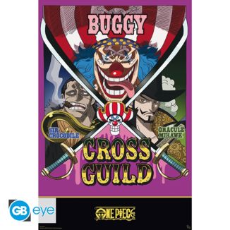 Póster Cross Guild One Piece 91,5 x 61 cms