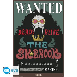 Wanted The SK Brook Poster One Piece 91,5 x 61 cms