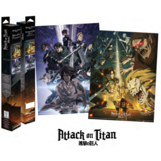 Attack on Titan: Final Season Poster 2 Set 52 x 38 cms